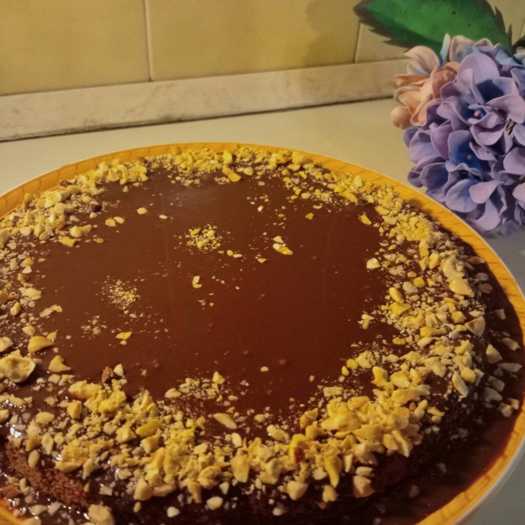 torta carote e cioccolato con farina di riso