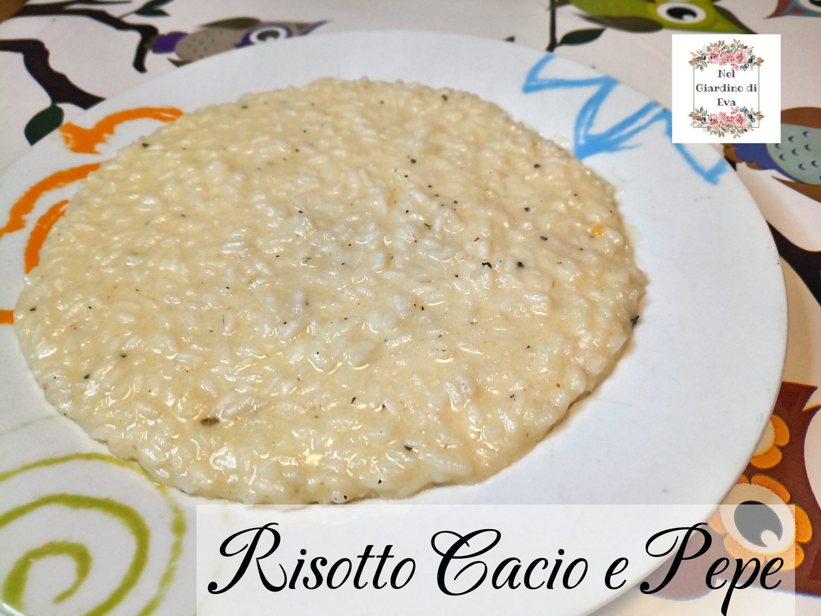 Risotto cacio e pepe