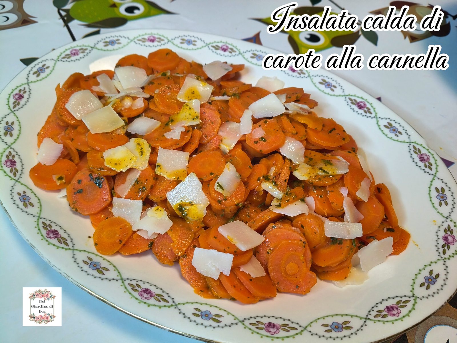 Insalata calda di carote alla cannella