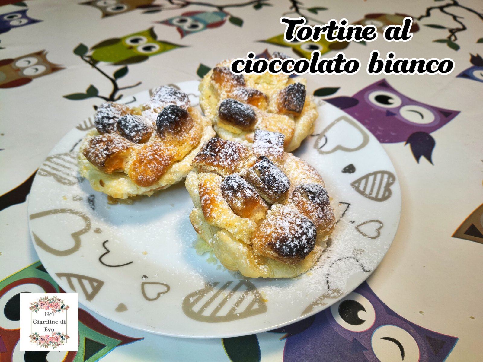 Tortine al cioccolato bianco